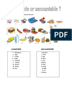 Countable and Uncountable Nouns