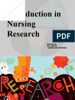 Introduction in Nursing Research: Prepared By, Mrs Arjita Associate Profesor