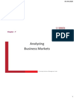 Analyzing Business Markets: Chapter - 7