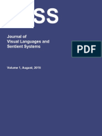 Journal of Vi Sual Languages and Senti Ent Systems: Vol Ume 1, August, 2015