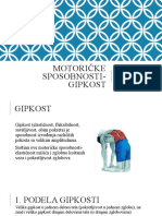 Motoričke Sposobnosti-Gipkost