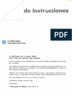 Sedán. Manual de Instrucciones. VW (Octubre 1993)