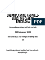 Urban Planning and Well-Being. The Case of Barcelona