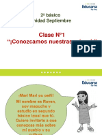 2B Lenguaje Septiembre - Clase 1