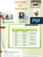 Adverbs of Manner Fun Activities Games 118781