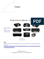 BENQ SH940 Projector Level 3 Service Manual