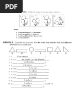 Exercise Comparison Degree