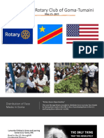 Bienevenue Rotary Club of Goma-Tumaini