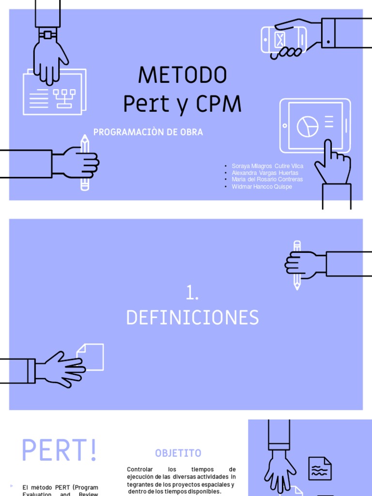 Metodo CPM y Pert | PDF | Matemáticas Aplicadas | Análisis