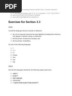 Exercises For Section 3.3