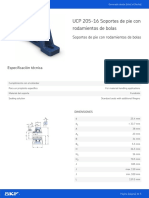 UCP 205-16 Soportes de Pie Con Rodamientos de Bolas - 20210416