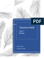 Question Bank: Class 7 Biology