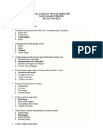 UTS KELAS 3 - PLH - Soal Print