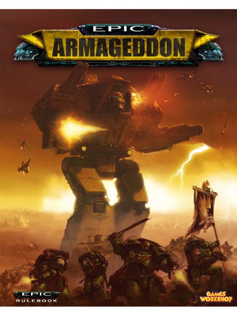 Epic Armageddon Rulebook | PDF | Infantry | Wars &amp; Military