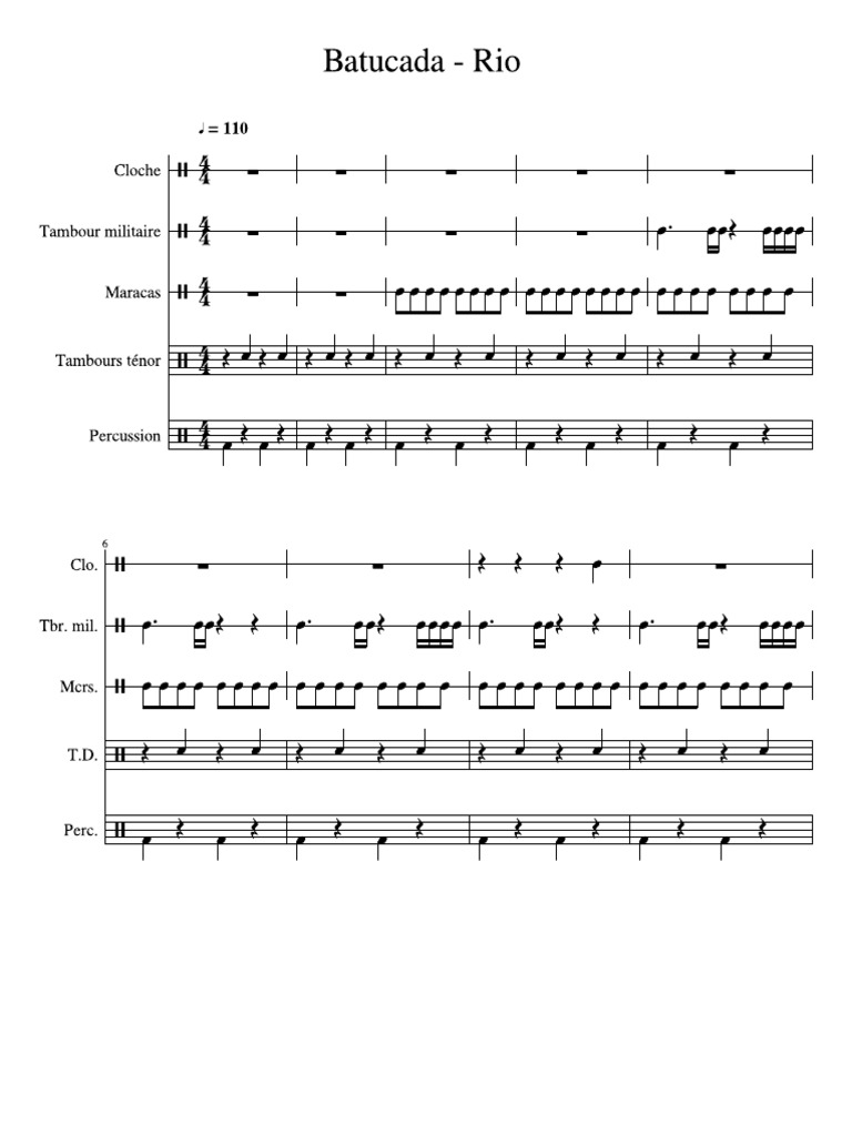 Batucada - Rio | PDF