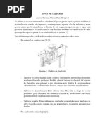 Tipos de Calderas (Grupo 3)