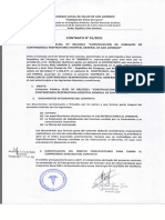 Contrato para Pabellón de Contingencia