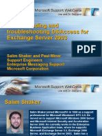 Understanding and Troubleshooting Dsaccess For Exchange Server 2003