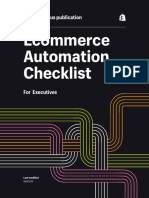 Ecommerce Automation Checklist For Executives