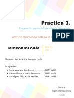 Practica #3 Microbiología.