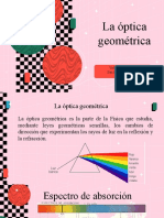 Optica Geometrica, Leyes de Reflexión y Refracción de La Luz