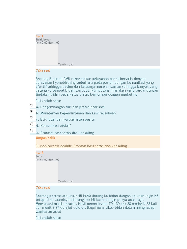 Manajemen Pelayanan Kebidanan | PDF