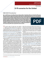 Modeling COVID-19 Scenarios For The United States: Articles
