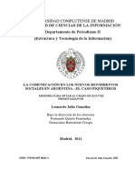 La Comunicacion en Los Nuevos Movimientos Sociales en Argentina