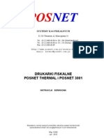 Instrukcja Serwisowa Thermal I Posnet 3001
