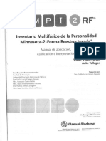 Mmpi2rf Manual de Aplicacion
