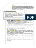 El Problema de La Bala - Un Ejemplo para La Solución en General