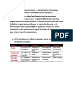 Cuál Es La Importancia en El Manejo de Los Sistemas de Ajustes y Tolerancias en La Fabricación Mecánica