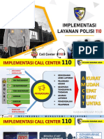 Implementasi Call Center 110 Mendukung Pelayanan Masyarakat