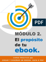 Modulo 2. Proposito de Tu Ebook