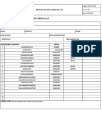 Sst-For-003 Registro de Asistencia v-3