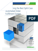 Determining The Best Split-Case Automated Order Fulfillment System