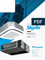 Ar Condicionado Cassete Daikin Sky Air 30 000 Btus Quente Frio 220v Scq30avl