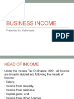 L&T Presentaion (Bussiness Income)