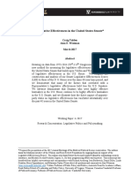 Legislative Effectiveness in The United States Senate: Craig Volden Alan E. Wiseman March 2017