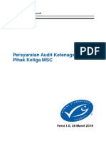 MSC Third Party Labour Audit Requirements Bahasa Indonesian