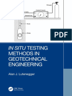 In Situ Testing Methods in Geotechnical Engineering