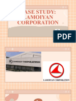 Case Study - Lamoiyan Corporation