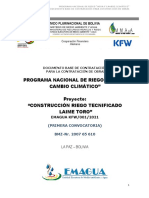 Programa Nacional de Riego "Agua Y Cambio Climático" Proyecto: "Construcción Riego Tecnificado Laime Toro"