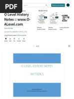 O Level History Notes - Www.o-Alevel