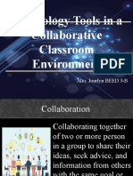 Technology Tools in A Collaborative Classroom Environment