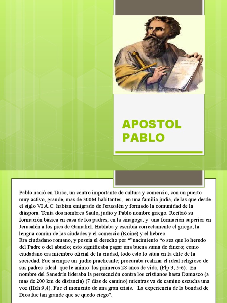 Cartas de Pablo: Contexto y Temas | PDF | Pablo el apóstol | Contenido ...