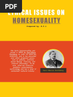 Ethical Issues On Homesexuality