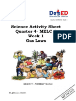 Science Activity Sheet Quarter 4-MELC 1 Week 1 Gas Laws