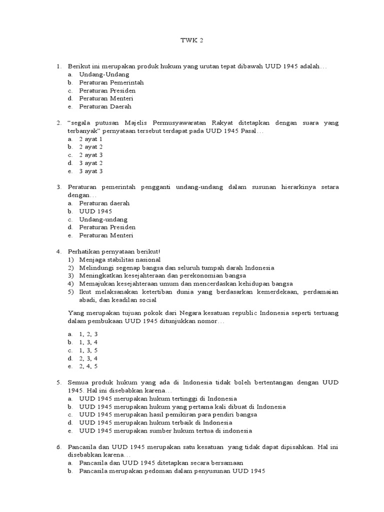 Uud 1945 Hierarki Dan Fungsi Hukum Pdf
