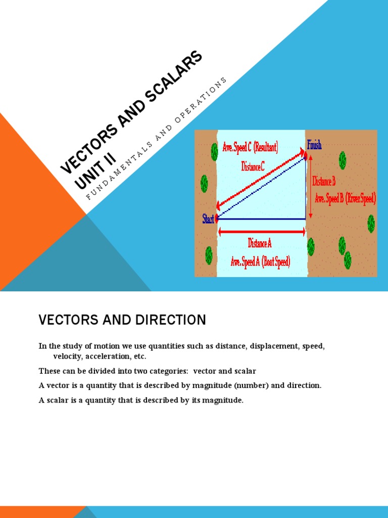 Vector and Scalar Notes | PDF | Euclidean Vector | Trigonometric Functions